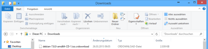 Unvollständige Downloads – Warum CRDOWNLOAD/PART Dateien entstehen
