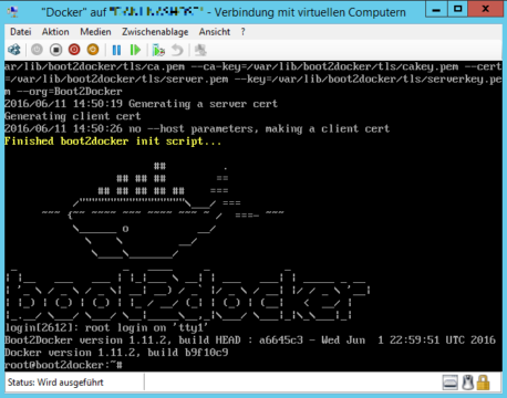 Docker2boot auf virtueller Hyper-V Maschine betreiben