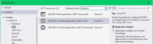 Einstieg in ASP.NET Core 1.0: Entwicklungsumgebung einrichten und Projekt erstellen