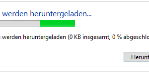 Windows Update hängt bei 0kb/0%