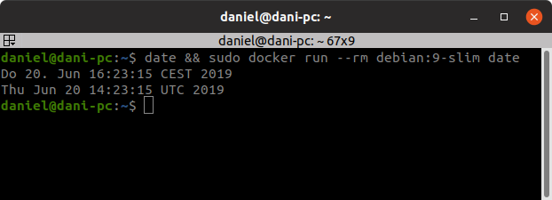 Debian Docker-Container Deutsche Lokalisierung