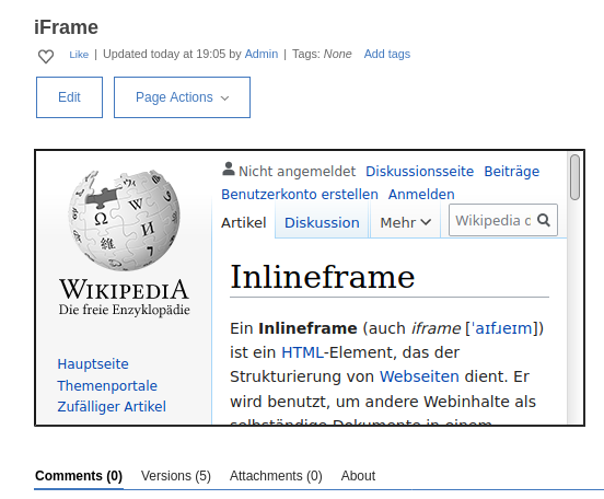 HTML-Tags wie style oder iframe im HCL Connections Editor erlauben (ACF)