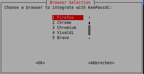 keepassxc browser chrome