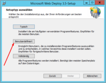 Visual Studio Webveröffentlichung mit einem Klick: IIS Deployment-Server einrichten