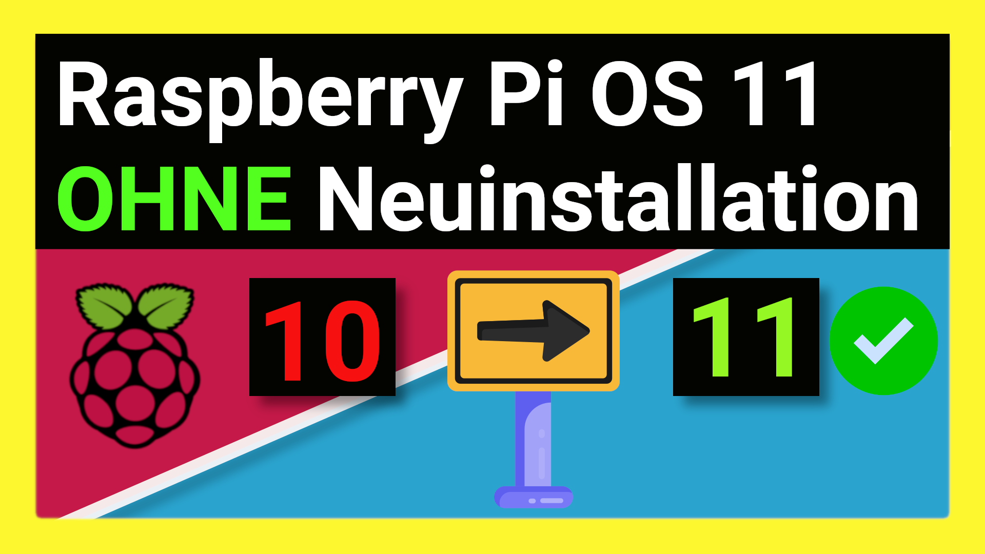 Raspberry Pi OS 10 Buster auf 11 Bullseye In-Place Aktualisierung ohne Neuinstallation