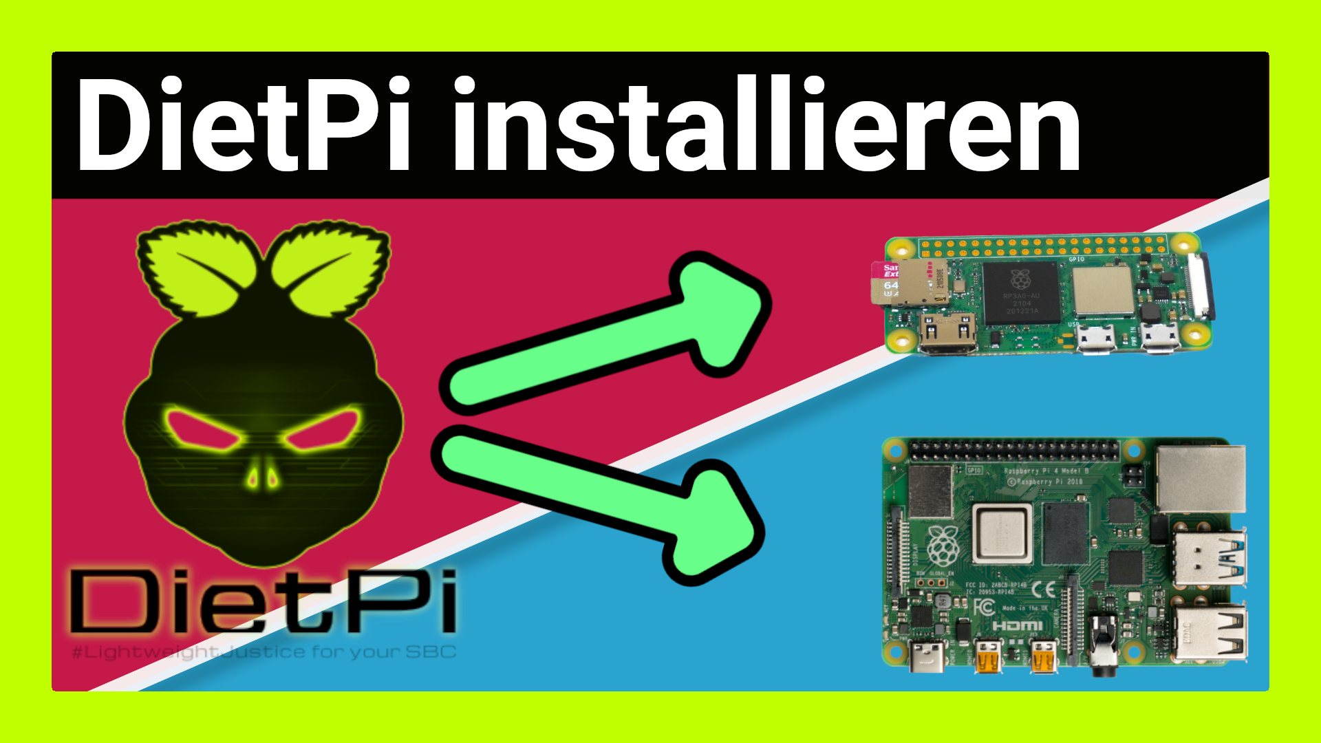 Raspberry Pi Ersteinrichtung mit DietPi Installation ohne Monitor automatisiert einrichten (Windows + Linux)