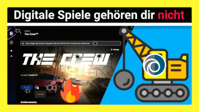 Ubisoft holt sich deine gekauften Spiele zurück: Das Sterben der Videospiele hat längst begonnen